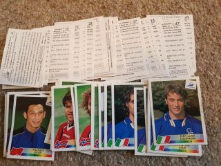 Panini World Cup France 98 Football Stickers - Finish Your Album - 1 - 100