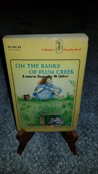 On The Banks Of Plum Creek By Laura Ingalls Wilder Vintage Book