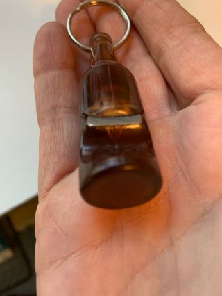 Vintage Budweiser Bud Light Beer Bottle Shaped Opener Key Chain 2