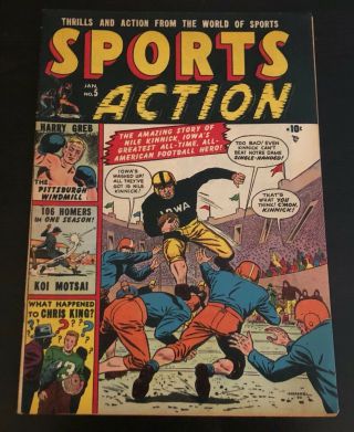 Sports Action Jan No.  5 (nile Kinnick) 1950 