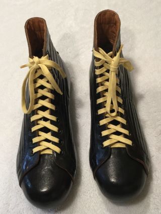 Vintage 1940’s Hyde Athletic Leather Boxing Shoes - Rare
