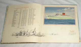 Great World Cruise of 1955 - The Cunard Liner Caronia - Hardcover Book 3