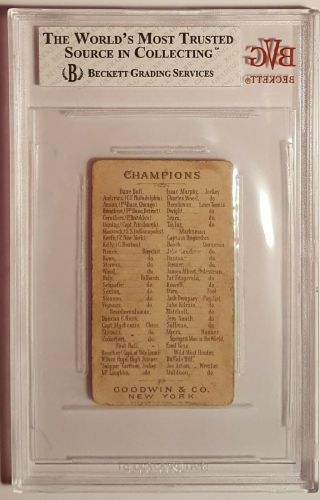 1888 N162 Goodwin Champions Cap Anson HOF BVG 1.  5 FAIR Rare Always 2