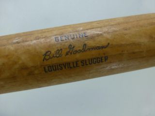 Bill Goodman Bat Boston Red Sox Louisville Slugger Hillerich & Bradsby Baseball
