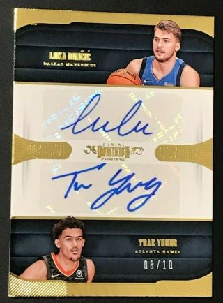 2018 - 19 Luka Doncic / Trae Young Rookie Dual Auto /10