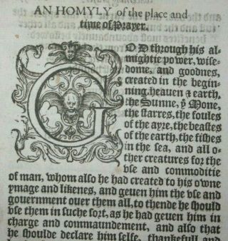 Certayne Sermons Homilies 1st 1563 Rare Bishop John Jewel Bible Black Letter