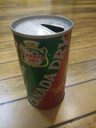 Vintage Canada Dry Cola and Ginger Ale Steel Soda Pop Cans 3