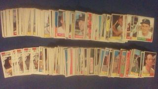 Complete Set 1961 Topps Baseball 593 Cards Includes Variations Ex - Mt Gradeable