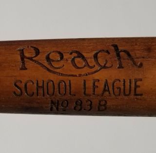 1910s Reach 30 " Flame Burnished Antique Vtg Baseball Bat Louisville Slugger Era