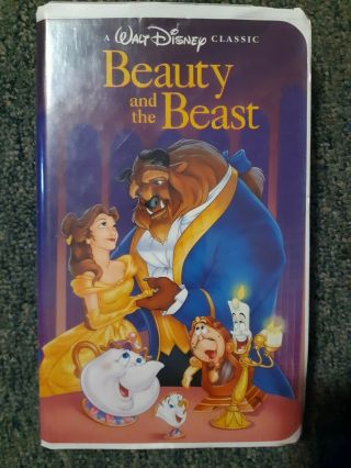 Vintage - Beauty And The Beast (vhs,  1992) -