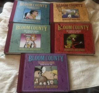 Berkeley Breathed Bloom County The Complete Library,  Volumes 1 - 5 Near