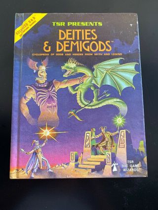 Tsr Deities & Demigods 1st Ed?? Cthulhu Advanced D&d Dungeons Dragons 1980 Usa