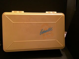 Caboodles Of California 80s Vintage Yellow Travel Makeup Jewelry Case Tackle Box