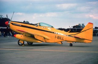 35mm Duplicate Aircraft Slide I - Bill P - 51d Greenham Common 1977