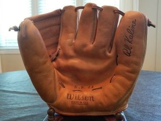 Al Kaline Wilson S.  K.  11 Vintage Baseball Glove