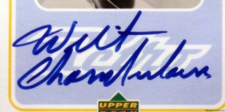 1999 - 00 Wilt Chamberlain Upper Deck Retro Inkredible Auto BGS 9.  5 / 10 Pop 38 3