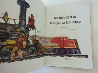 Vintage 1944 75th Anniversary of the Westinghouse Air Brake Company - HC - 3