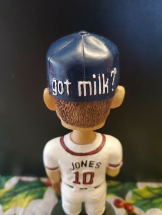 Greenville Braves Chipper Jones Bobblehead SGA Atlanta Bobble Head Rare Milk 3