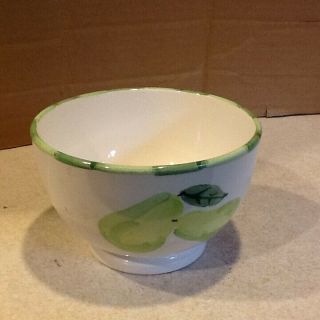 Vintage Smucker’s Soup/cereal/ice Cream Bowl 1999 Hand Painted/pear