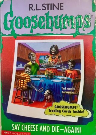Vintage Goosebumps: Say Cheese And Die,  Again No.  44 By R.  L.  Stine (1996)