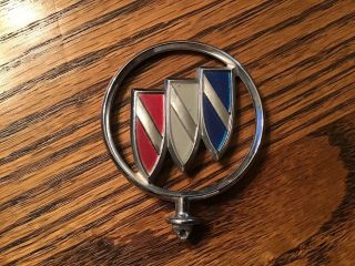 Buick Chrome Hood Ornament Emblem Oem Plain Shields Top Only
