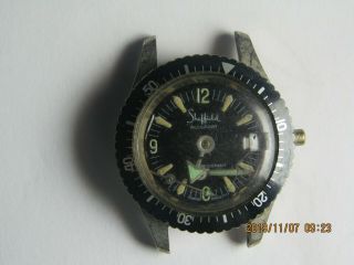 Vintage Ladies Sheffield Allsport Diver Watch For Parts/repair 39