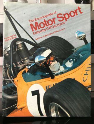 The Encyclopedia Of Motor Sport Georgano,  G.  N.  1st Edition 656 Pages All Photos