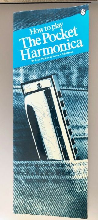 How To Play The Pocket Harmonica - Vintage Book - 1983 Amsco Publications