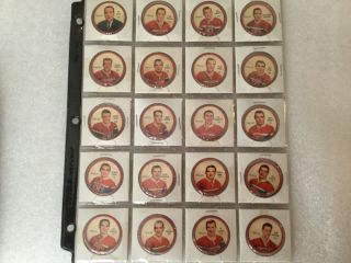 1961 - 62 Shirriff Salada Plastic NHL Hockey Coin Set - 120/120 Full Set EX, 3