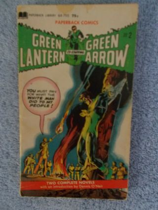 Dc Comics Green Lantern And Green Arrow 2 Vintage (1972) Paperback,  Neal Adams