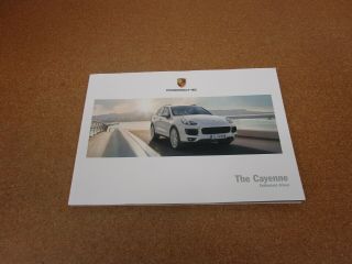 2016 Porsche Cayenne S Turbo Gts Sales Brochure 120 Page Dealer Literature