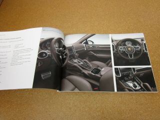 2016 Porsche Cayenne S Turbo GTS sales brochure 120 page dealer literature 2