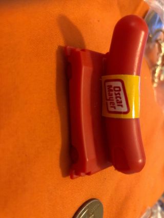 Vintage Oscar Mayer Weiner Mobile Whistle Red Plastic Weinermobile Ad Promo 2