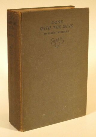 June 1936 Margaret Mitchell Gone With The Wind 1st Edition 2nd Printing