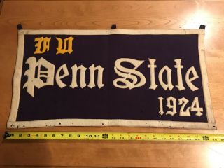1924 Penn State Nittany Lions Pennant Large Football