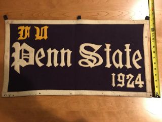 1924 Penn State Nittany Lions PENNANT LARGE Football 2