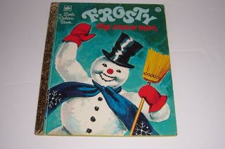 Vintage Little Golden Book Frosty The Snowman 1975