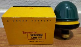 Vintage Kodak Brownie Darkroom Lamp Kit Model B Photo Developing Light - Iob