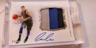 Luka Doncic 2018 - 19 Flawless Ss Rpa Rookie Patch Auto