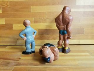 L.  L.  Rittgers 1941 Trio of Wrestling Figurines 2