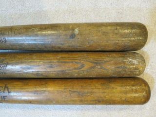 (3) c.  1900 - 1910 Reach Baseball Bats 2