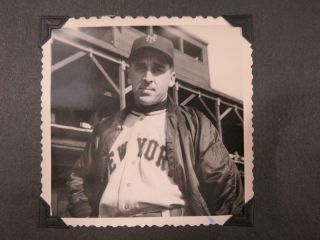 1950’s Baseball Scrapbook With Major League Snapshot Photographs