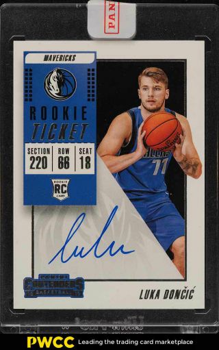 2018 Panini Contenders Luka Doncic Rookie Rc Auto 122 (pwcc)