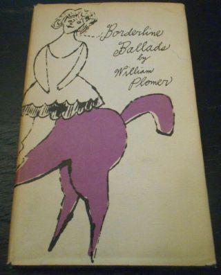 Borderline Ballads By William Plomer 1955 - Early Andy Warhol Illustrations