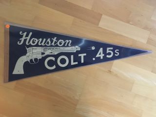 1962 Houston Colt.  45s 1st Year Mlb Baseball Team Full Size Pennant