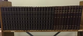 30 Volume Set Book Of Knowledge Childrens Encyclopedia Grolier 40th Anniv.  1950