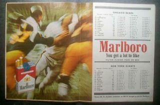 1963 NFL CHAMPIONSHIP PRE BOWL PROGRAM SUPERBOWL BEARS 14 - 10 BITTER COLD 3