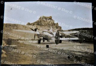 Ww2 Malta - A U.  S.  P.  R.  U.  Lockheed P 38 Lightning - Luqa 2 - Photo 8 By 5cm