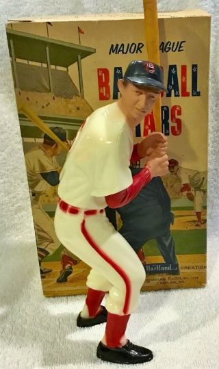1958 - 1962 Hartland Plastics Baseball Statue Stan Musial with Box Bat 2