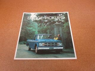 1968 Dodge Pickup Truck D100 D200 D300 Sales Brochure Literature 16 Pg